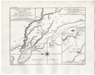Antique Print-SAINTES-SAINTONGE-SANTONES-Sauvagere-Lattre-1770