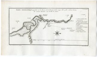 Antique Print-SAINTES-CHARENTE-SEUGNE-RIVER-Sauvagere-Lattre-1770
