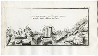 4 Antique Prints-MARSAL-BRIQUETAGE-CERAMICS-Sauvagere-Lattre-1770
