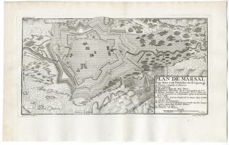 Antique Print-MARSAL-FORTRESS-SEILLE RIVER-Sauvagere-Lattre-1770
