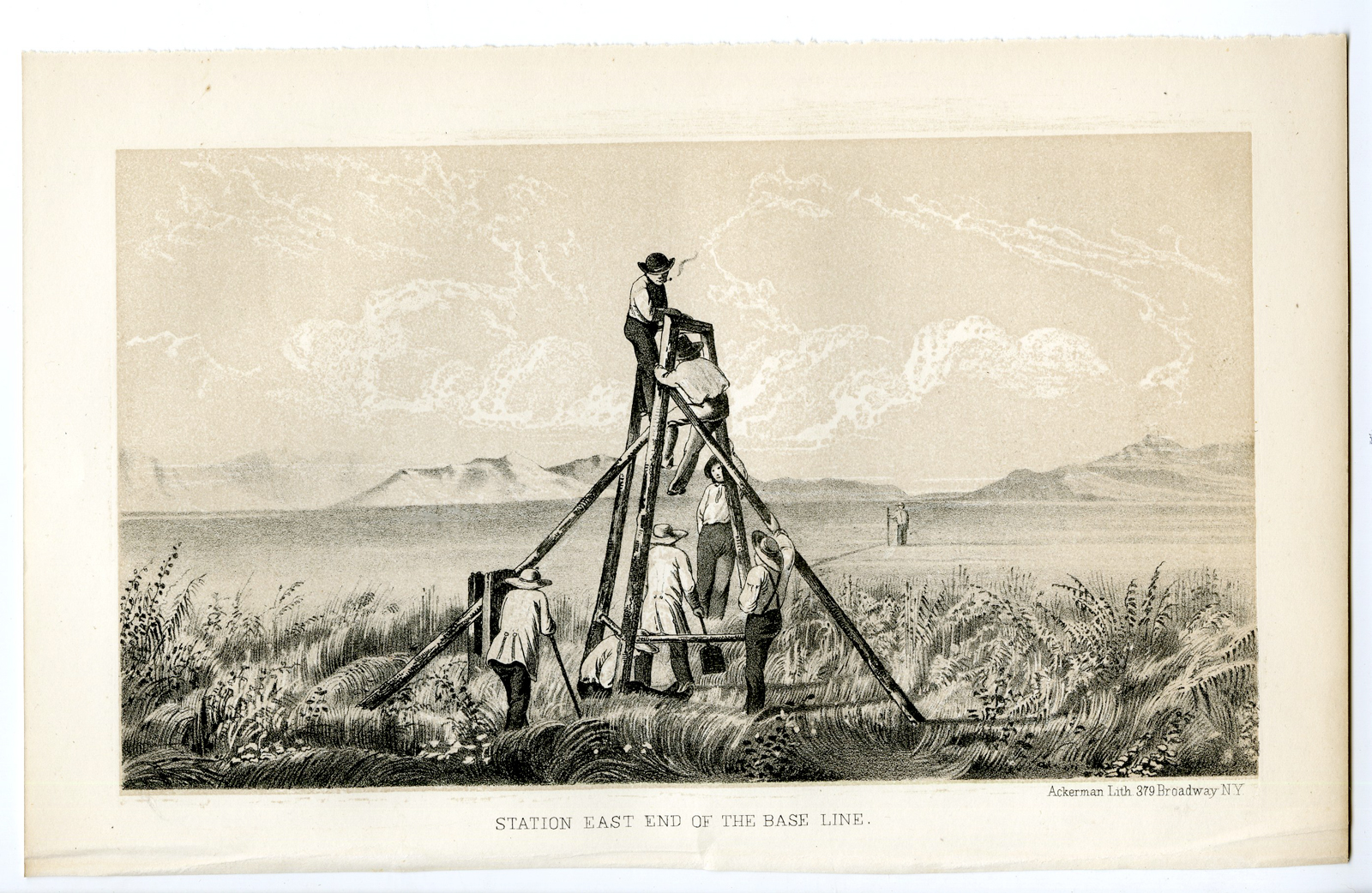 Pco 11720 416x271 Antique Print-GREAT SALT LAKE-BASE LINE STATION-UTAH-USA-Stansbury-Ackerman-1852