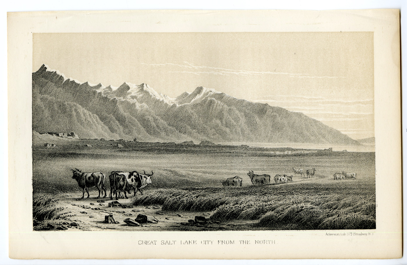Pco 11721 416x271 Antique Print-SALT LAKE CITY-VIEW-UTAH-USA-Stansbury-Ackerman-1852