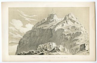 Antique Print-UTAH-SALT LAKE-GUNNISON ISLAND-STATION-Stansbury-Ackerman-1852