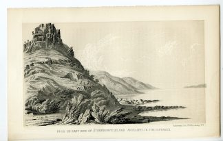 Antique Print-UTAH-GREAT SALT LAKE-STANSBURY ISLAND-Stansbury-Ackerman-1852
