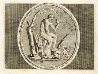 Antique Print-SPHINX-BOAR-MAN-GRECO ROMAN MYTHOLOGY-P. 53-Bartoli-Benedetti-1782