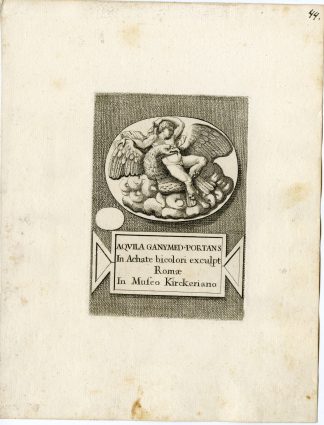 Antique Print-GANYMEDES-EAGLE-GRECO ROMAN MYTHOLOGY-PL. 44-Bartoli-Anonymous-1782