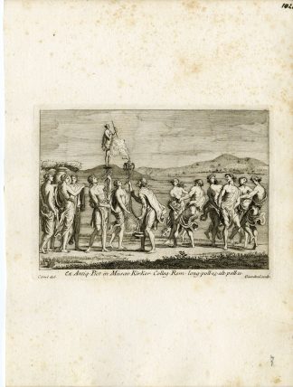 Antique Print-DEITY WORSHIP-GRECO ROMAN MYTHOLOGY-PL. 102-Bartoli-Giardoni-1782