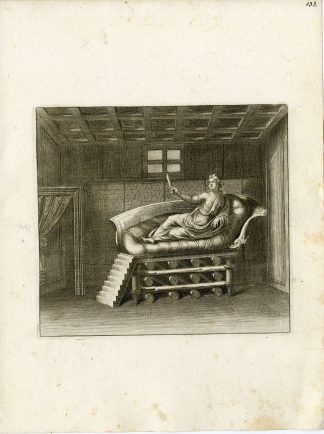 Antique Print-WOMAN-KNIFE-GRECO ROMAN MYTHOLOGY-PL. 133-Bartoli-Anonymous-1782