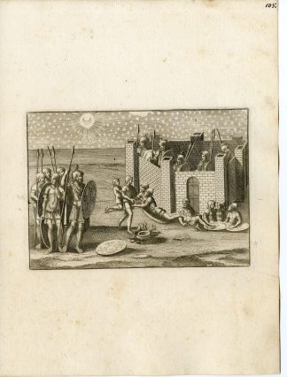 Antique Print-SOLDIERS-GRECO ROMAN MYTHOLOGY-PL. 105-Bartoli-Anonymous-1782