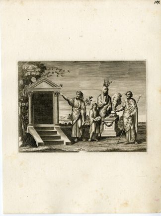 Antique Print-OFFERING-BEES-GRECO ROMAN MYTHOLOGY-PL. 109-Bartoli-Anonymous-1782