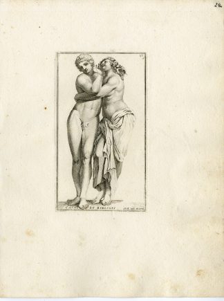 Antique Print-CAUNUS-BYBLIS-GRECO ROMAN MYTHOLOGY-PL. 24-Bartoli-Anonymous-1782