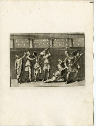 Antique Print-TEMPLE-STARS-GRECO ROMAN MYTHOLOGY-PL. 135-Bartoli-anonymous-1782