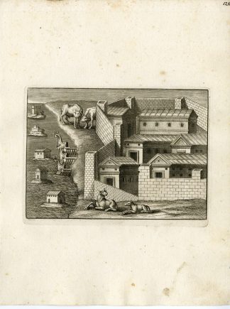 Antique Print-BULL-CITY-GRECO ROMAN MYTHOLOGY-PL. 128-Bartoli-anonymous-1782