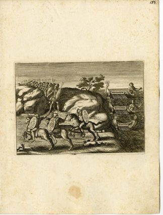 Antique Print-SIREN-SOLDIER-GRECO ROMAN MYTHOLOGY-PL. 154-Bartoli-anonymous-1782