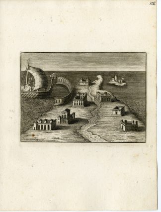 Antique Print-SHIP-BUILDING-GRECO ROMAN MYTHOLOGY-PL. 115-Bartoli-anonymous-1782