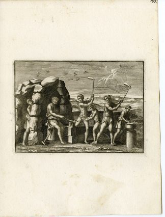 Antique Print-FORGING-BEES-GRECO ROMAN MYTHOLOGY-PL. 145-Bartoli-anonymous-1782