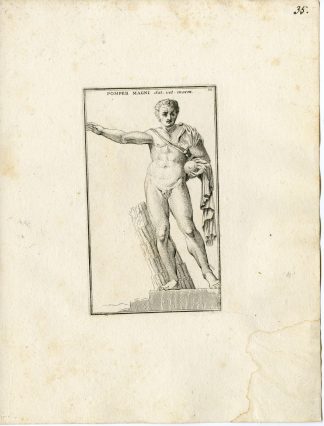 Antique Print-POMPEY THE GREAT-GRECO ROMAN MYTHOLOGY-P 35-Bartoli-anonymous-1782