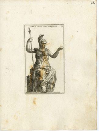 Antique Print-ROMA-DEITY-GRECO ROMAN MYTHOLOGY-PL. 26-Bartoli-anonymous-1782