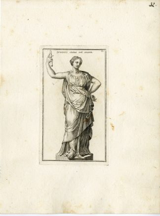 Antique Print-JUNO-STATUE-GRECO ROMAN MYTHOLOGY-PL. 32-Bartoli-anonymous-1782
