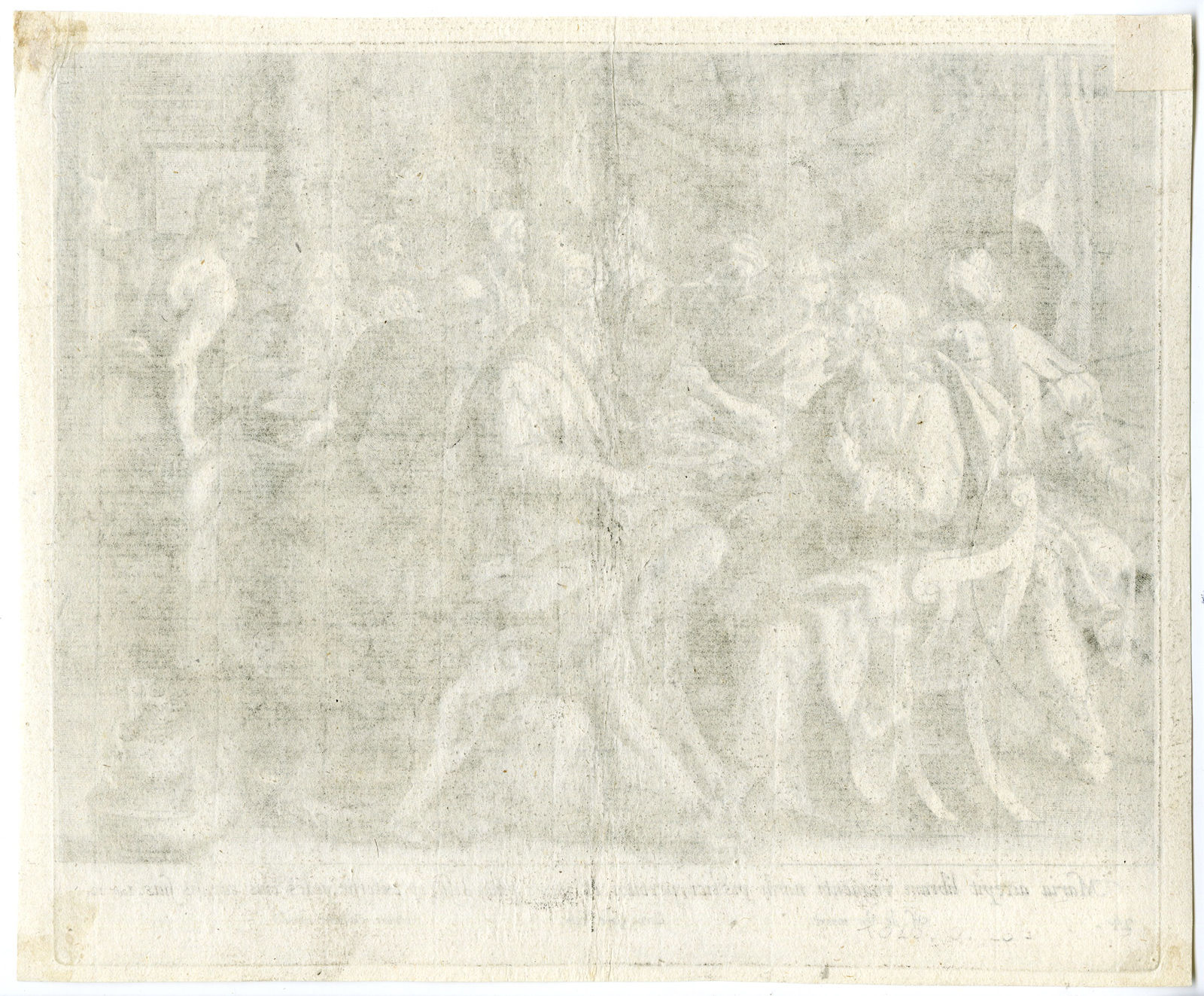 , Rare Antique Master Print-MARY MAGDALENE-CHRIST-Cornelis Galle I after de Vos-c.1580, Pictura Antique Prints