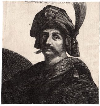 Antique Print-PORTRAIT-CANTEMAR-TARTARAN PRINCE-Jerome David -Vignon-1637