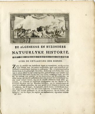 Antique Print-TITLE VIGNETTE-BUFFALO-ANTELOPE-BABIRUSA-anonymous-Buffon-1784