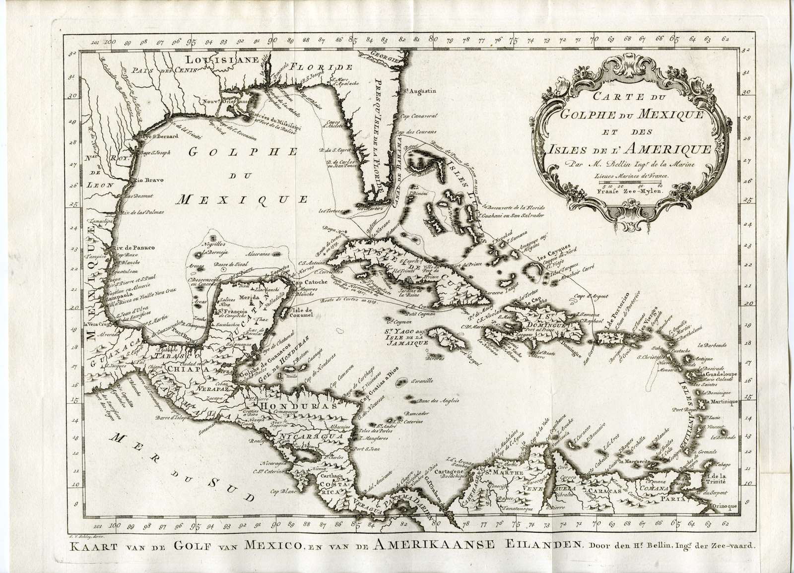 Pco 20905 416x300 Antique Print-WEST INDIES-GULF OF MEXICO-CARIBBEAN-Prevost-Bellin-1777