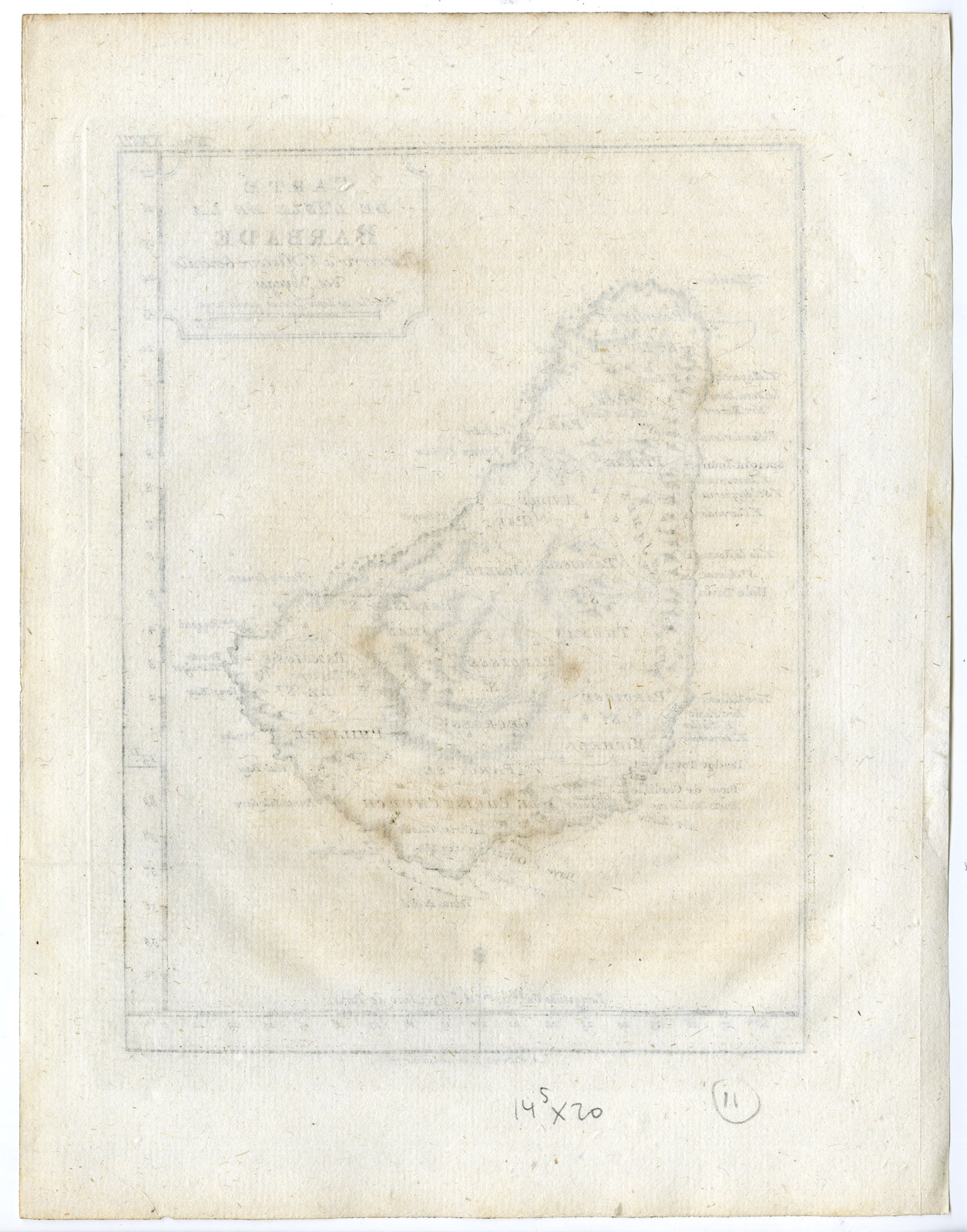 Pco 20922 416x530 Antique Print-BARBADOS-BARBADE-CARIBBEAN-Bellin-Prevost-1777 - Image 2