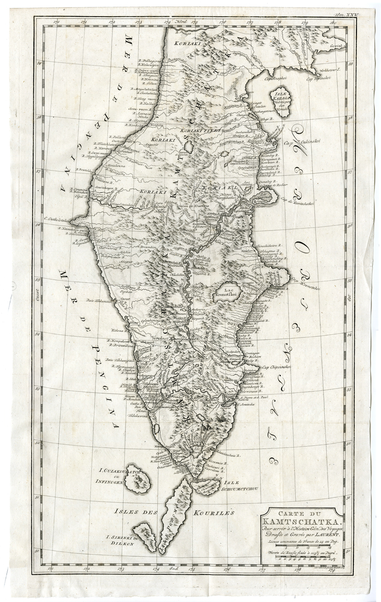 , Antique Print-KAMCHATKA PENINSULA-RUSSIA-van Krevelt-Prevost-1777, Pictura Antique Prints