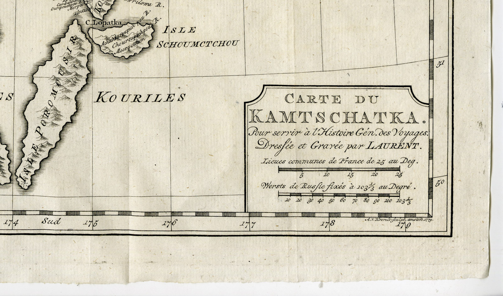 , Antique Print-KAMCHATKA PENINSULA-RUSSIA-van Krevelt-Prevost-1777, Pictura Antique Prints