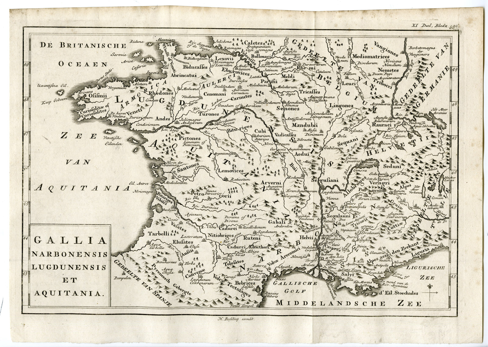 , Antique Prints-Maps-CLASSICAL ANTIQUITY-Westerbaen-Besseling-1735-catalogue 2, Pictura Antique Prints