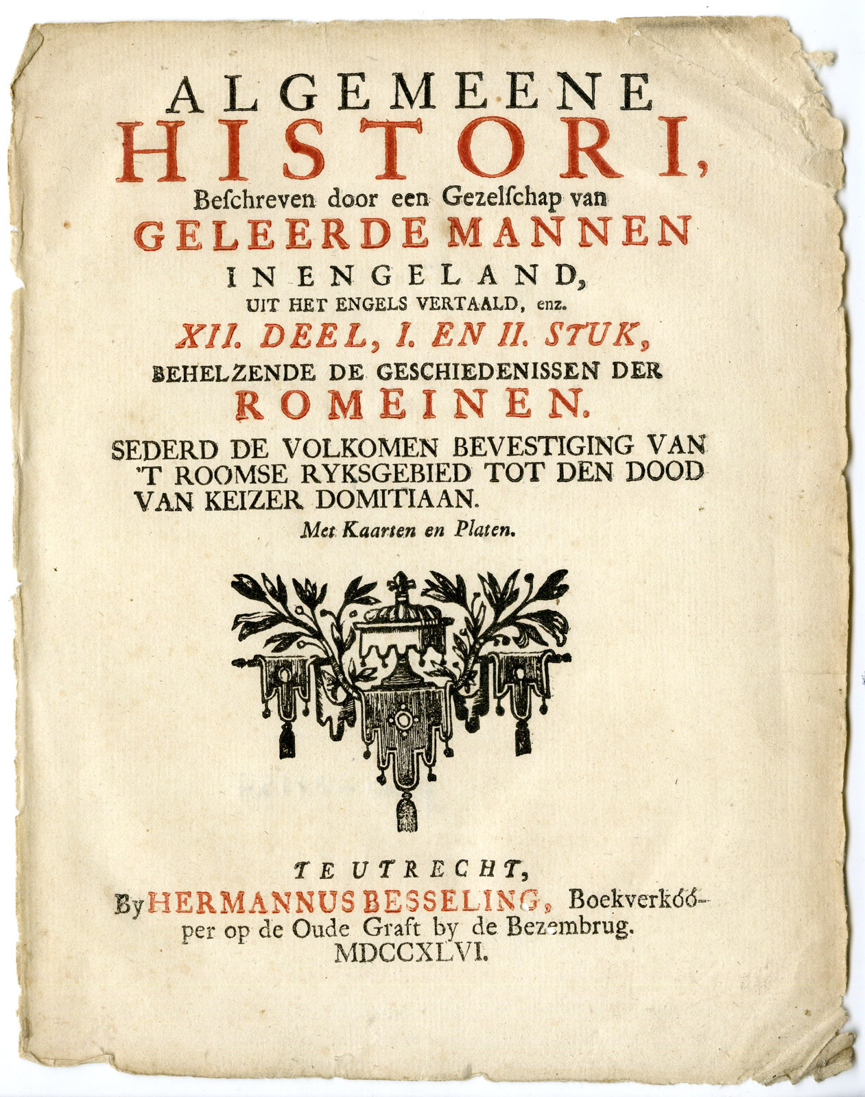 , Antique Prints-Maps-CLASSICAL ANTIQUITY-Westerbaen-Besseling-1735-catalogue 2, Pictura Antique Prints