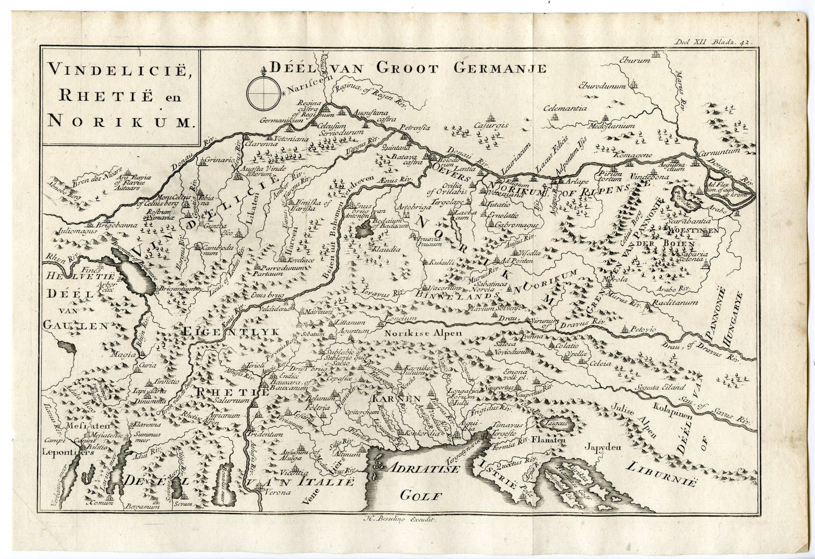 , Antique Prints-Maps-CLASSICAL ANTIQUITY-Westerbaen-Besseling-1735-catalogue 2, Pictura Antique Prints