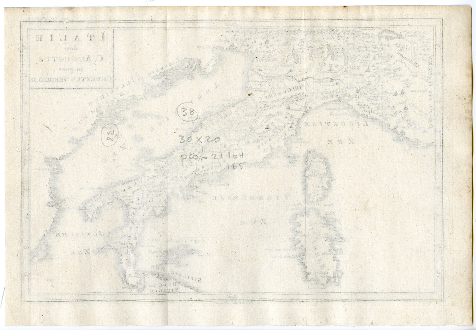 , Antique Prints-Maps-CLASSICAL ANTIQUITY-Westerbaen-Besseling-1735-catalogue 2, Pictura Antique Prints