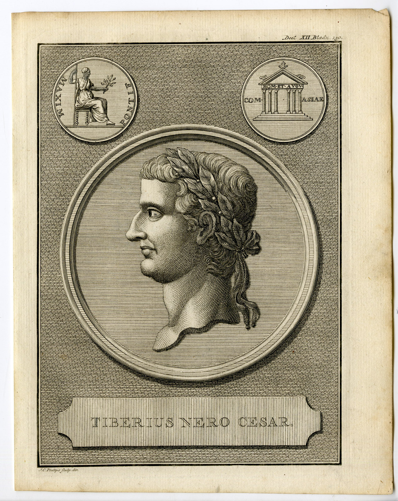 , Antique Prints-Maps-CLASSICAL ANTIQUITY-Westerbaen-Besseling-1735-catalogue 2, Pictura Antique Prints