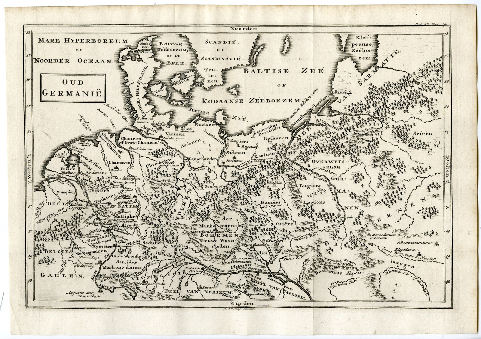 , Antique Prints-Maps-CLASSICAL ANTIQUITY-Westerbaen-Besseling-1735-catalogue 2, Pictura Antique Prints