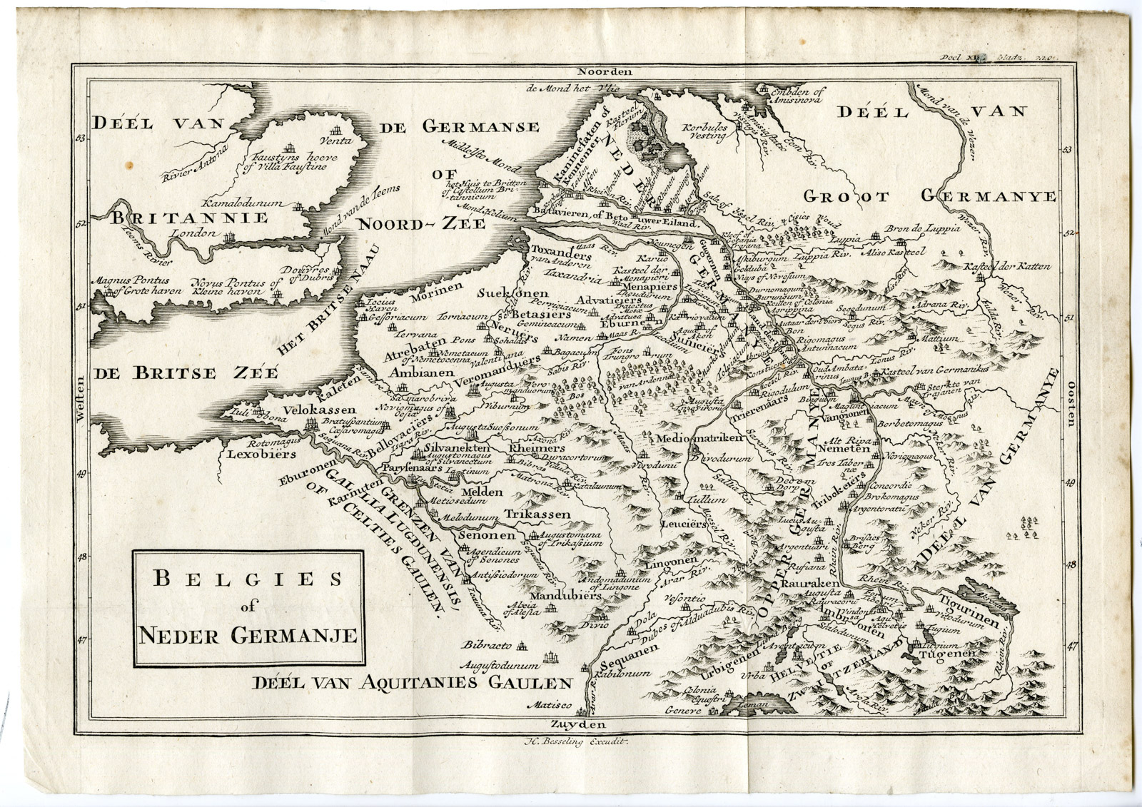 , Antique Prints-Maps-CLASSICAL ANTIQUITY-Westerbaen-Besseling-1735-catalogue 2, Pictura Antique Prints