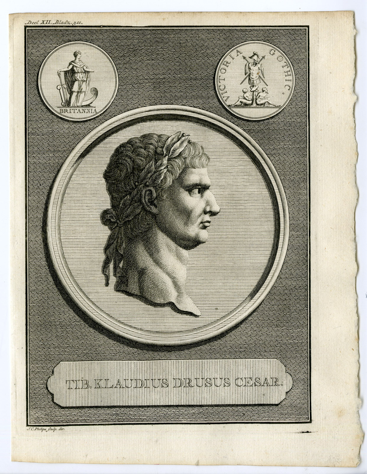 , Antique Prints-Maps-CLASSICAL ANTIQUITY-Westerbaen-Besseling-1735-catalogue 2, Pictura Antique Prints