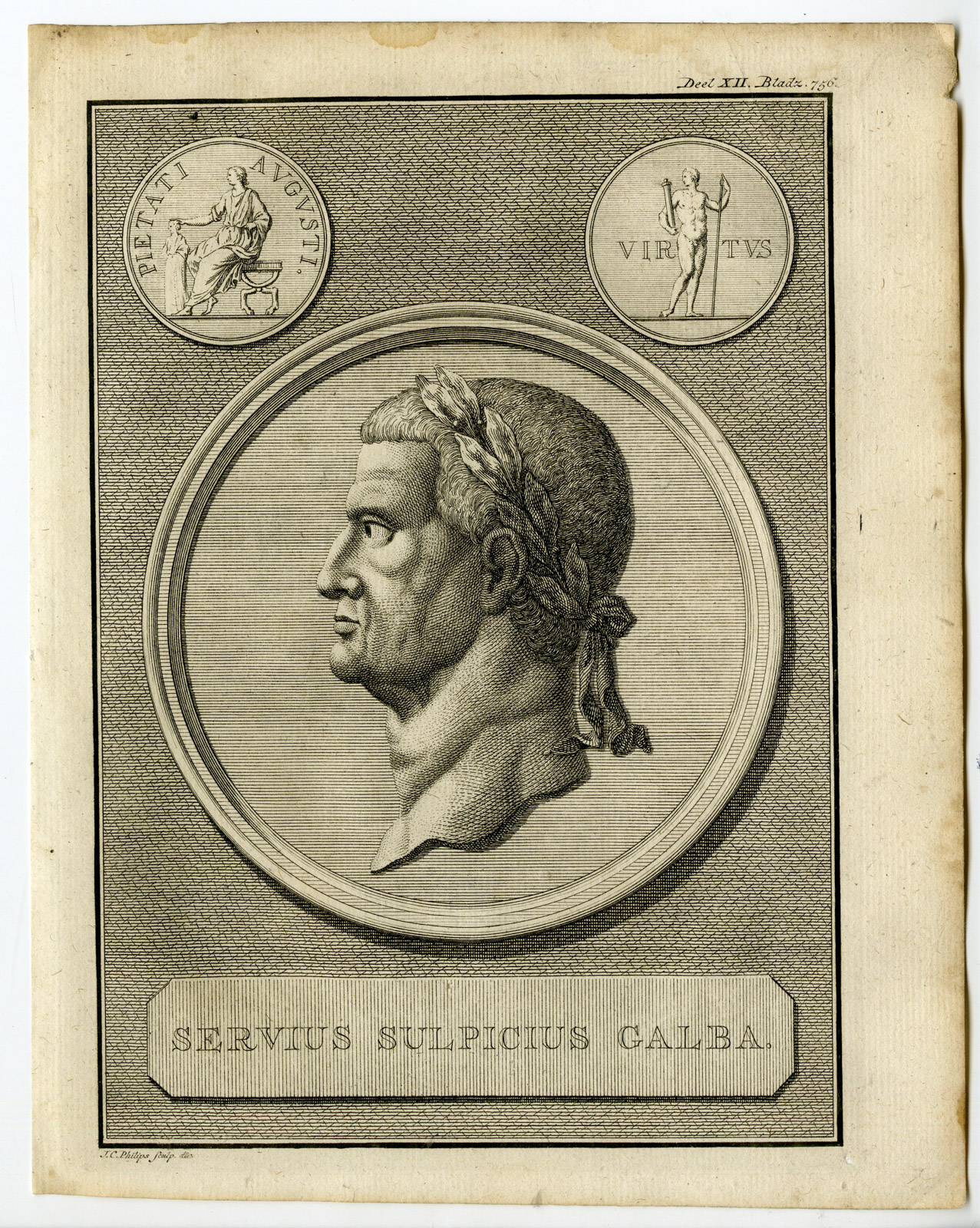 , Antique Prints-Maps-CLASSICAL ANTIQUITY-Westerbaen-Besseling-1735-catalogue 2, Pictura Antique Prints
