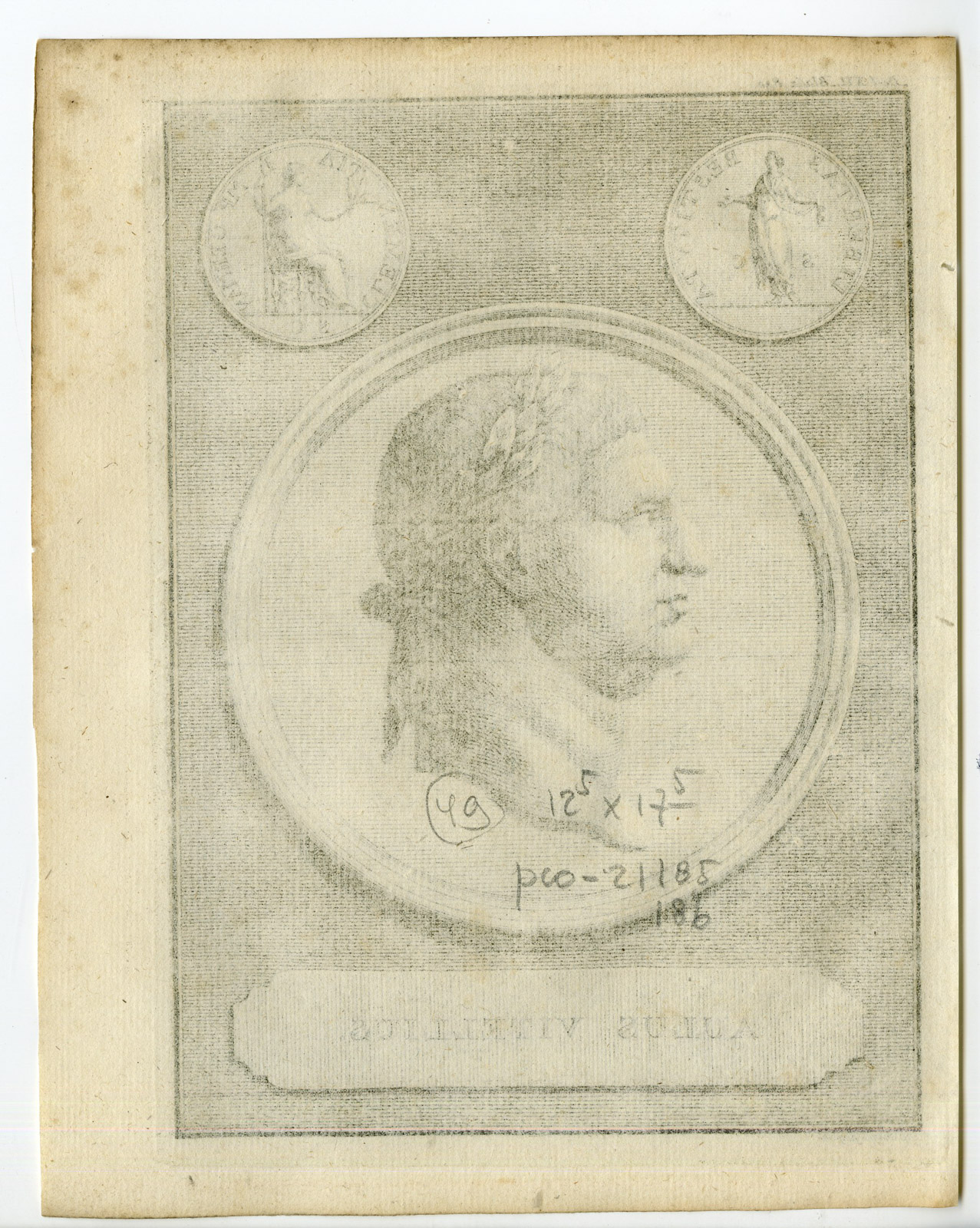, Antique Prints-Maps-CLASSICAL ANTIQUITY-Westerbaen-Besseling-1735-catalogue 2, Pictura Antique Prints