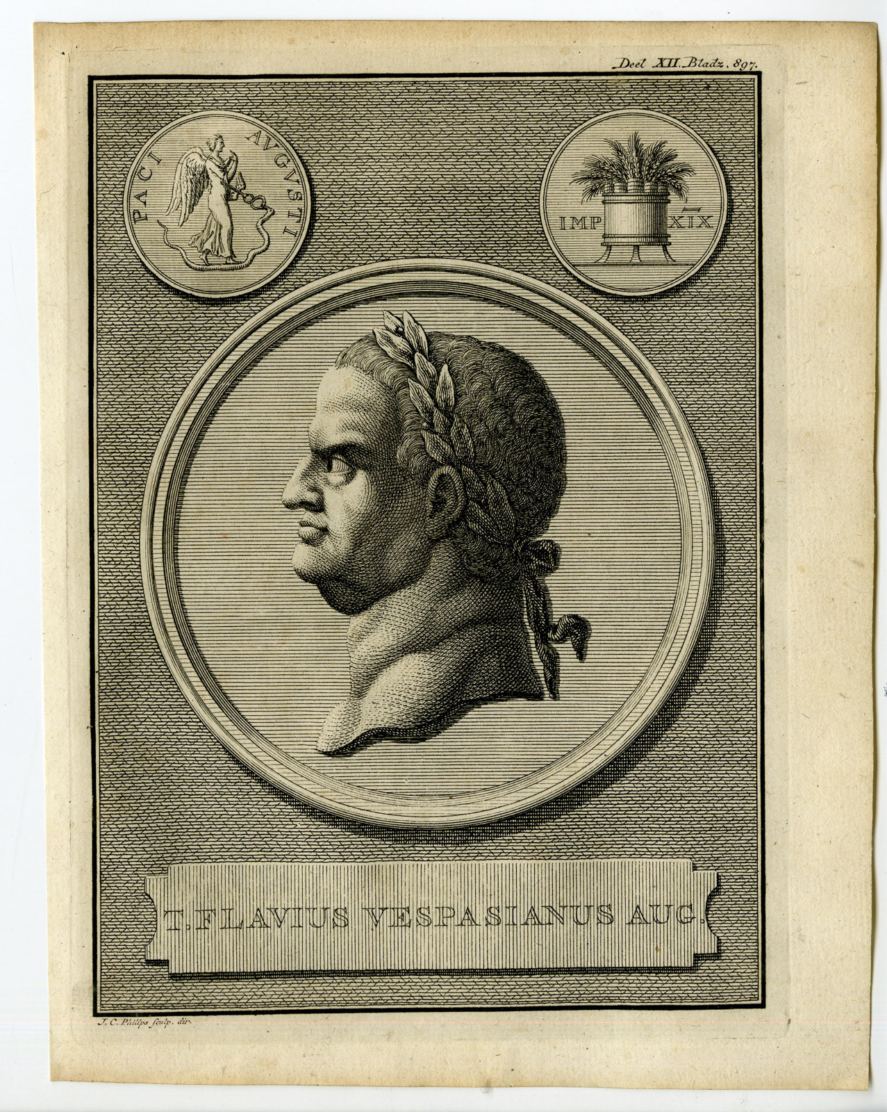 , Antique Prints-Maps-CLASSICAL ANTIQUITY-Westerbaen-Besseling-1735-catalogue 2, Pictura Antique Prints