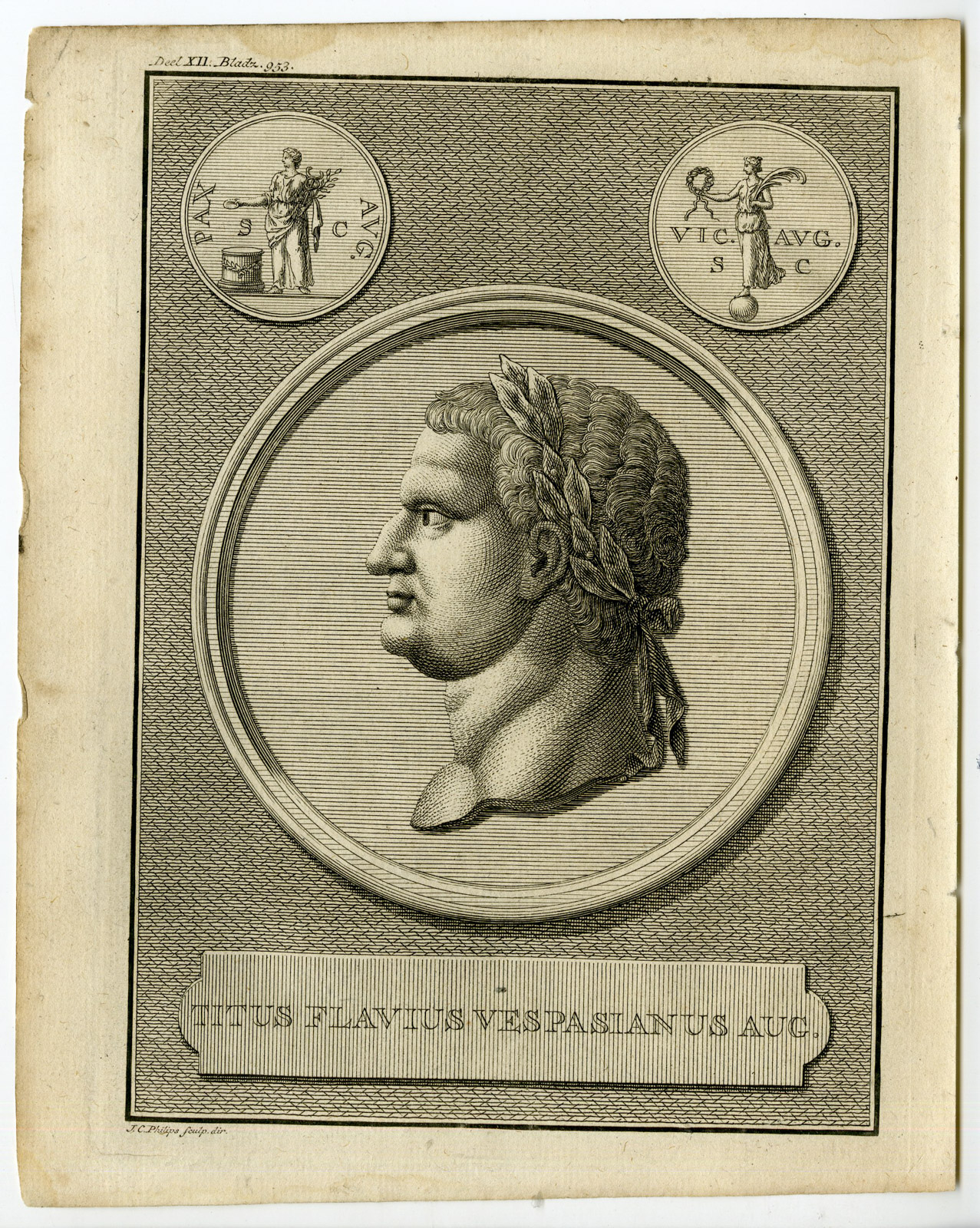 , Antique Prints-Maps-CLASSICAL ANTIQUITY-Westerbaen-Besseling-1735-catalogue 2, Pictura Antique Prints