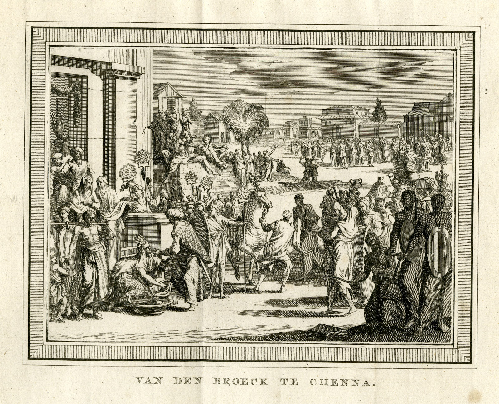 , Antique Print-VOC-SANA-CHENNA-VAN DEN BROECKE-ARABIA-Prevost-1777, Pictura Antique Prints
