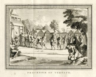 Antique Print-VOC-TERNATE-PROCESSION-MALUKU-INDONESIA-Prevost-1777