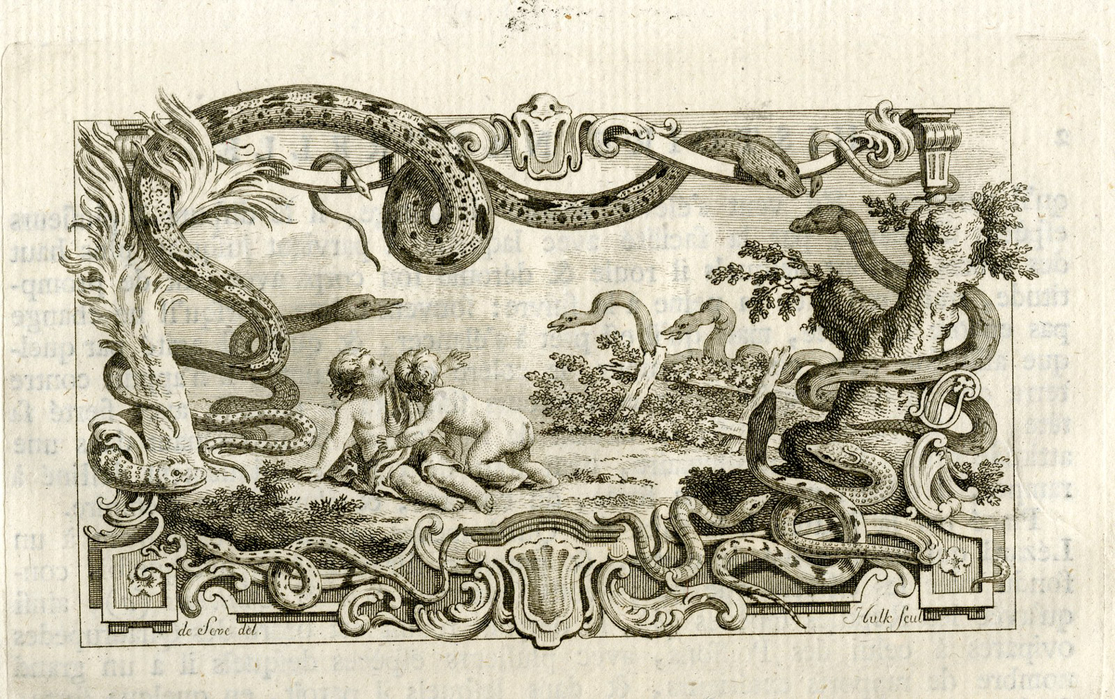 , Snakes-Lacepede-1799, Pictura Antique Prints