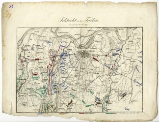 Antique Map-BATTLE OF THE TREBBIA-ITALY-von Rothenburg-1837