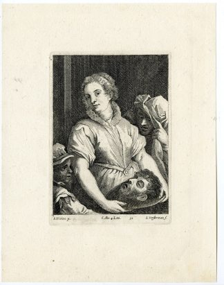 Antique Print-SALOME-ST. JOHN-HEAD-PL. 51-Vorsterman-Titian-Teniers-1673