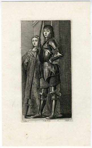 Antique Print-SAINT GEORGE-PL. 6-Popels-Bellini-Teniers-1673