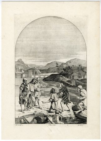 Antique Print-APOSTLES-JESUS-SEA GALILEE-PL. 10-Boel-Basaiti-Teniers-1673