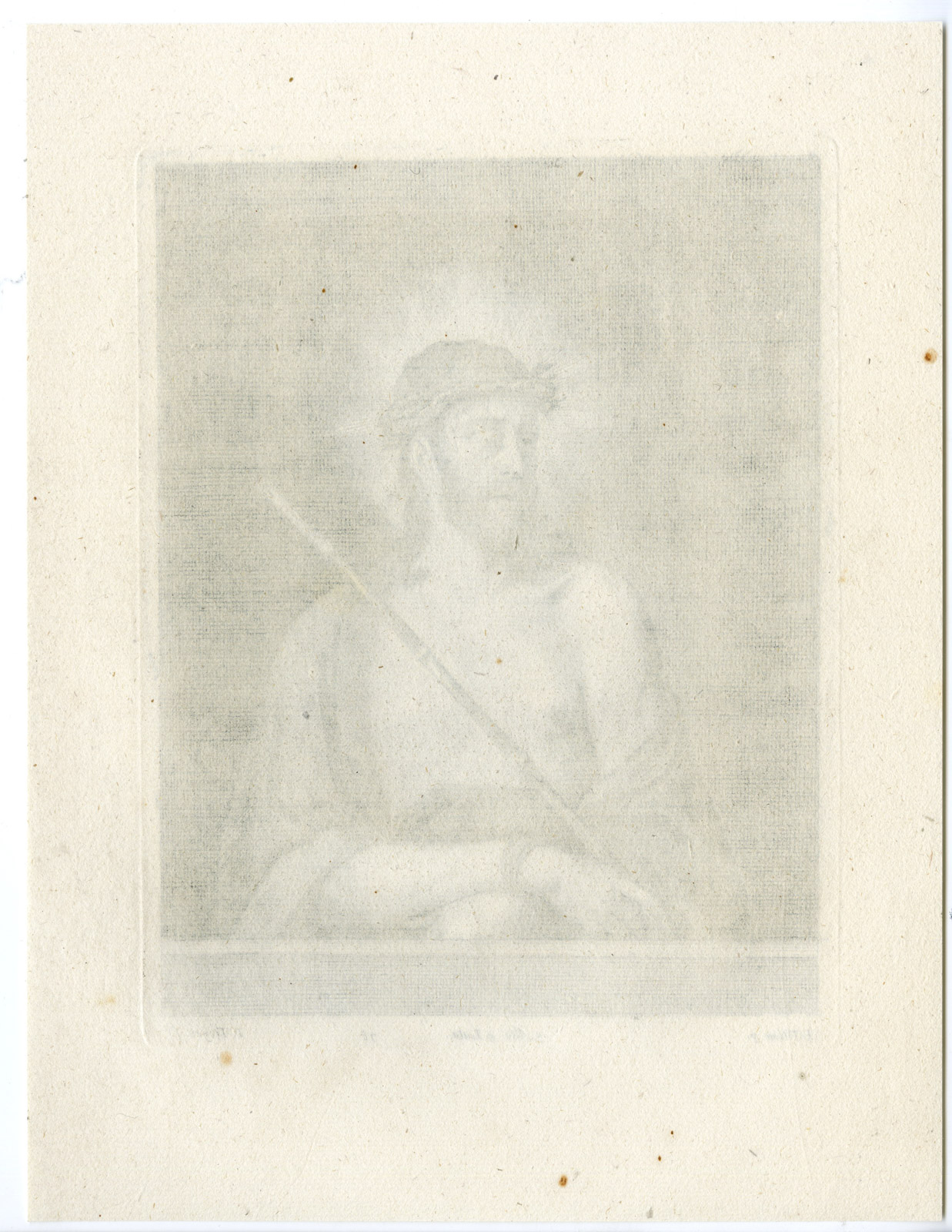 , Antique Print-ECCE HOMO-CHRIST-PL. 78-van Troyen-Titian-Teniers-1673, Pictura Antique Prints
